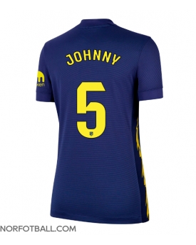 Billige Fotballdrakt Atletico Madrid Johnny Cardoso #5 Replika Bortedrakt Dame 2025-26 Kortermet Billige Fotballdrakt Atletico Madrid Johnny Cardoso #5 Replika Bortedrakt Dame 2025-26 Kortermet